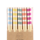 Wooden Chopsticks with Stripes (5pairs)