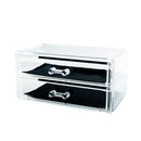 Makeup Organizer (PS/2-Drawer/10x19x9cm/SMCol(s): Clear)