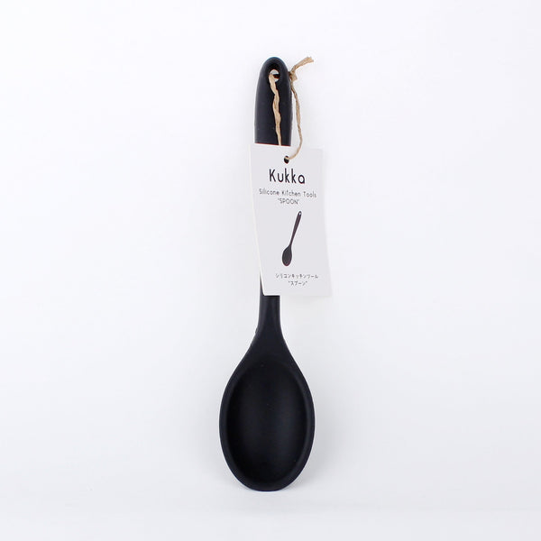Kukka Silicone Rubber Spoon (Black)