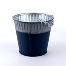 Hanging Tin Planter Pot (Grey)