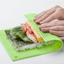 Kokubo Sushi Rolling Mat for Hand Cone with Rice Paddle (Green)
