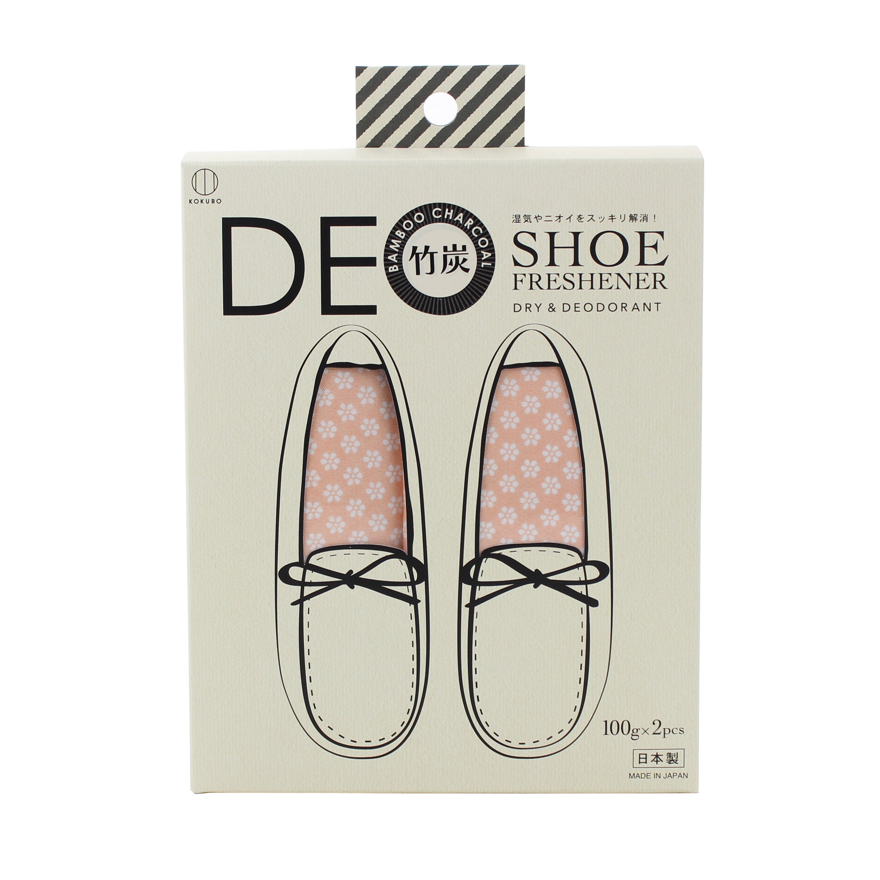Kokubo Shoe Desiccant Deodorizer (Bamboo Charcoal) Oomomo