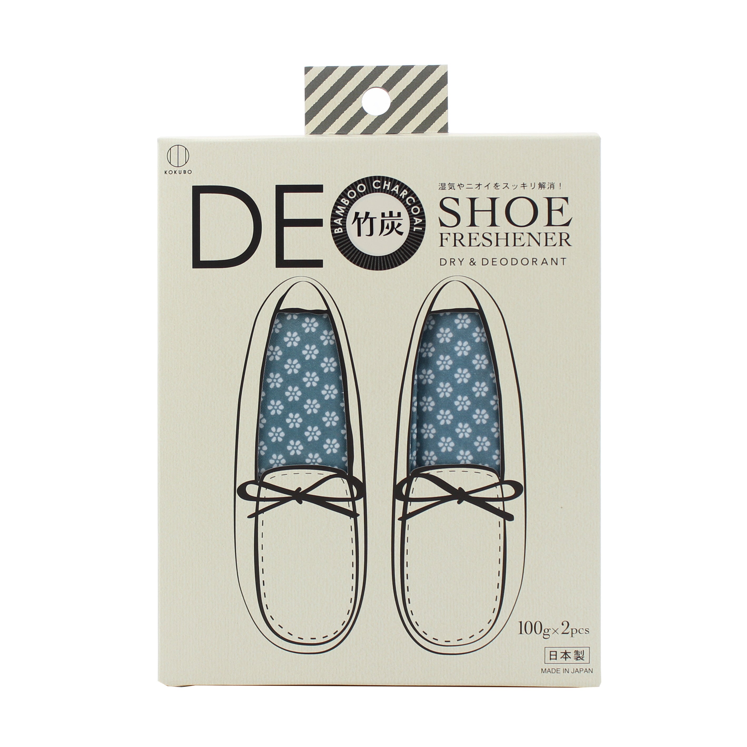 Kokubo Shoe Desiccant Deodorizer (Bamboo Charcoal) Oomomo Canada