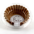 Disposable Paper Food Cups (Size 8*Microwavable/BE/6.5x6.5x2.3cm (44pcs))