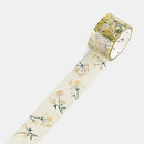 BGM Clear Tape Flower Yellow