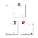 Yamazakura Bookmark Memo PadJapan: Mt. Fuji, Buddha, Daruma Doll (3 design x 5 sheets)