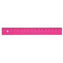 Raymay Fujii KUM Ruler Pink 17cm Pink