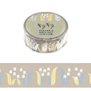 World Craft Glittery Lily of the Valley Masking Tape KRMT15-060