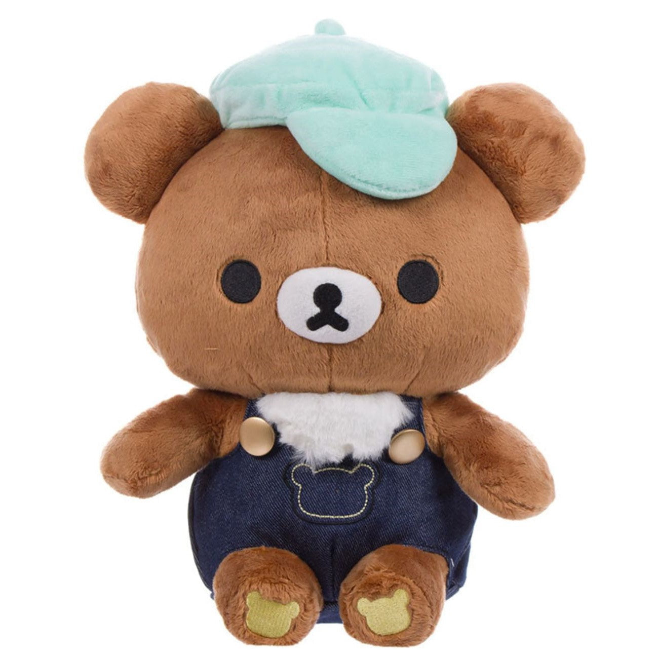 Shop RILAKKUMA Chairokoguma In Overalls Plush M online at