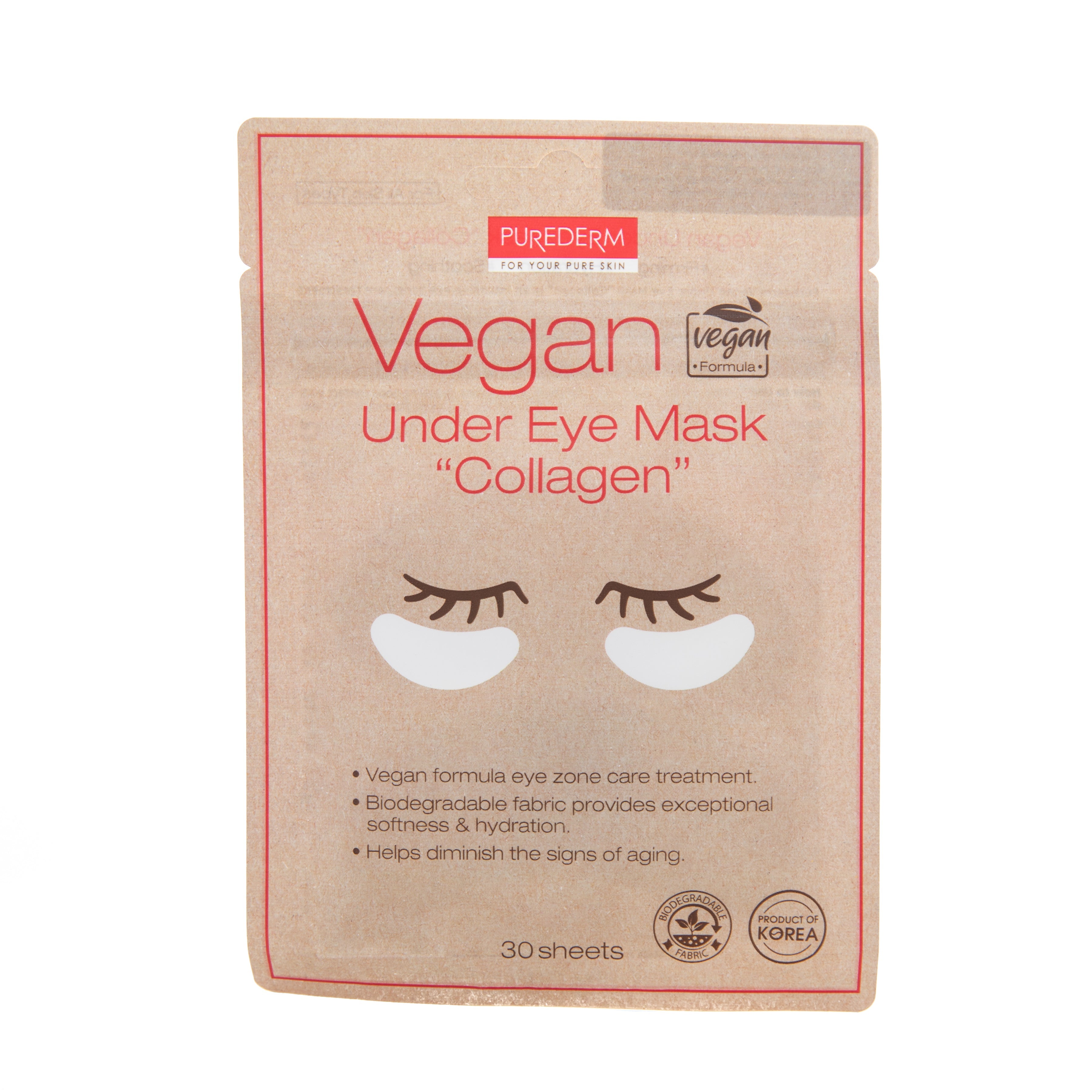 Shop Purederm Vegan Under Eye Mask Collagen online at