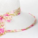Ladies Round Hat w/Ribbon