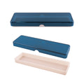El Commun Sklo Pencil Case SKL-001 Ocean Blue & Ecru