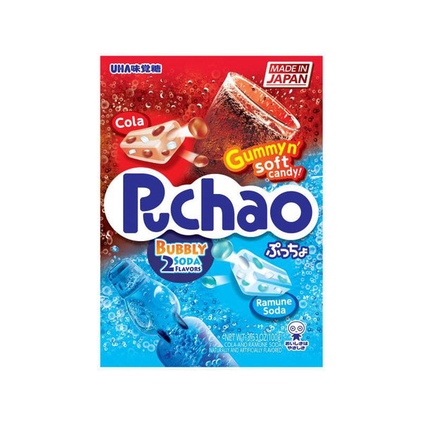 UHA Mikakuto Puchao Candy Ramune Soda 100g - Uha | Oomomo