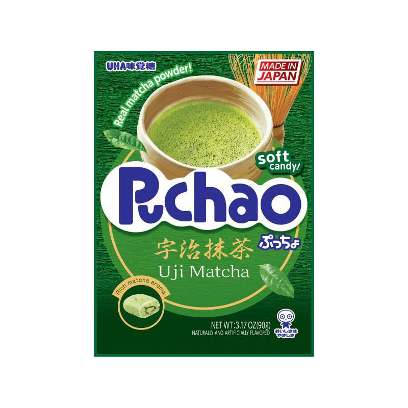 UHA Mikakuto Puchao Candy Uji Matcha Candy 90g - Uha | Oomomo