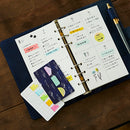Kanmido Cocofusen x Ayano Rabbit Linen with orange scent M Sticky Notes with Refillable Card Cases