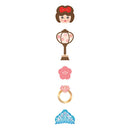 Ryuryu Hinamatsuri Doll Spring 3-Way: Separate, Stick & Stack Stickers HCSN07