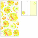 Clothes-Pin Nami Nami For Tickets, Face Masks File Folder Yellow Flower