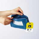 Kokuyo With Gusset Retro Colour, Classic Blue Pencil Case - Blue