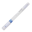 Kokuyo mark+ Two Way / Double-Ended Color Marker Highlighter (Same Color Shade) Blue