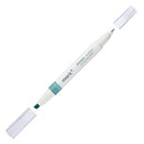 Kokuyo mark+ Two Way / Double-Ended Color Marker Highlighter (Same Color Shade) Green