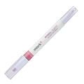 Kokuyo mark+ Two Way / Double-Ended Color Marker Highlighter (Same Color Shade) Pink