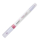 Kokuyo mark+ Two Way / Double-Ended Color Marker Highlighter (Same Color Shade) Pink