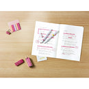 Kokuyo mark+ Two Way / Double-Ended Color Marker Highlighter (Same Color Shade) Pink