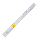 Kokuyo mark+ Two Way / Double-Ended Color Marker Highlighter (Same Color Shade) Yellow