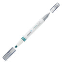 Kokuyo mark+ Two Way / Double-Ended Color Marker Highlighter (Two Tones / Shades) Green / Greyish Green / Green,Greyish Green