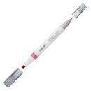 Kokuyo mark+ Two Way / Double-Ended Color Marker Highlighter (Two Tones / Shades) Pink / Greyish Pink / Pink,Greyish Pink