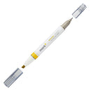 Kokuyo mark+ Two Way / Double-Ended Color Marker Highlighter (Two Tones / Shades) Yellow / Greyish Yellow / Yellow,Greyish Yellow