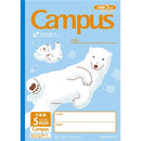 Kokuyo Campus 5Mm Grid 10Mm Lines Polar Bear Graph Ruled Notebook  30 Pages