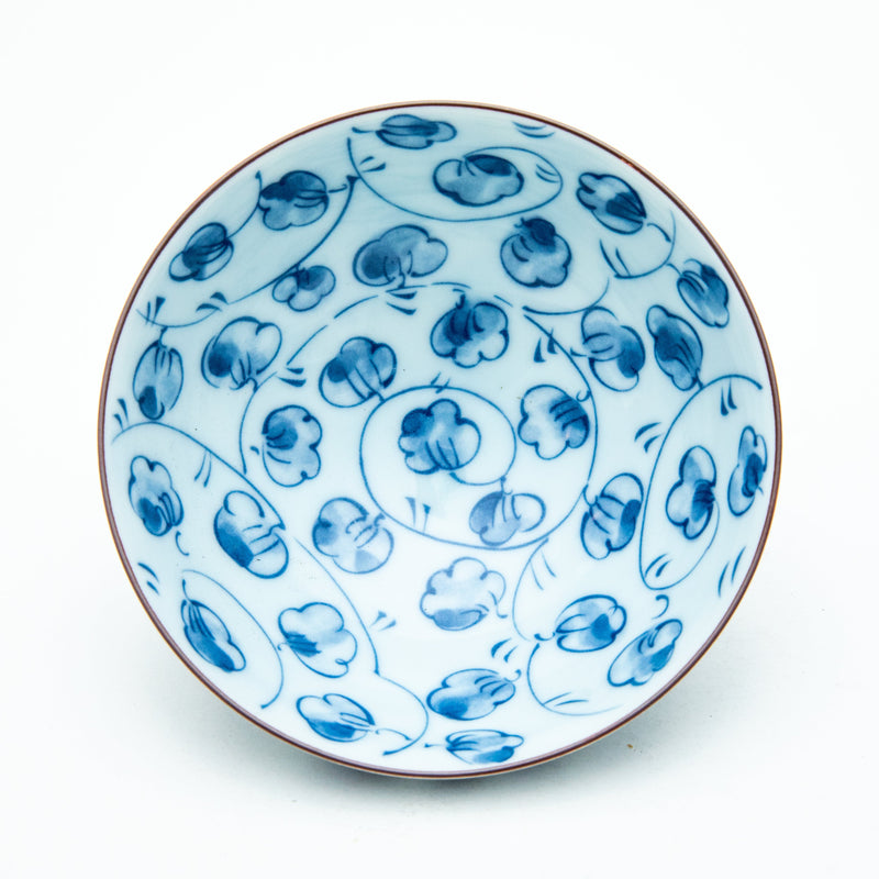 5pcs 11.7cm Underglaze For Gift In Box Ceramic Rice Bowls