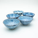 11.7cm Underglaze For Gift In Box Ceramic Rice Bowls 5pcs