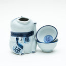 3pcs For Gift In Box Porcelain Tokkuri Sake Bottle & Cups