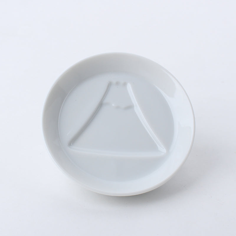 20% off Discount on Mt. Fuji Mini Porcelain Soy Sauce Plate d.8.1