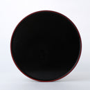 Black & Red Bottom Vermilion Round Tray 24cm Individual