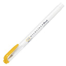 Zebra Mildliner Water Based 0.5-0.7Mm Gold Brush Pen 