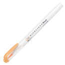 Zebra Mildliner Water Based 0.5-0.7mm Orange Brush Pen
