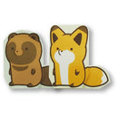 Toyo Tanuki to Kitsune Origami Paper Individual Package
