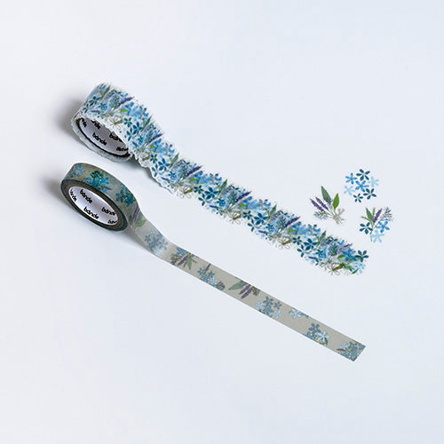 Bande 2pcs Blue Star Flower Washi Masking Tape & Stickers BDA659