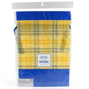 Plaid Drawstring Gift Bag