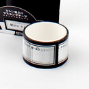Black & White Label Perforated  Masking Tape