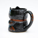 Mug (Porcelain/Microwave & Dishwasher Safe/Beckoning Cat/10x9cm/&