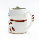 Mug (Porcelain/Microwave & Dishwasher Safe/Beckoning Cat/10x9cm/&