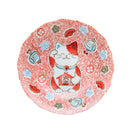 Shallow Bowl (Porcelain/Microwave & Dishwasher Safe/Beckoning Cat/4cm/&