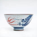 Rice Bowl (Porcelain/Microwave & Dishwasher Safe/Dragon/L/6.8cm/&