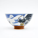 12.2cm Wave Dragon Porcelain Rice Bowl  L