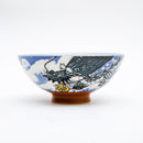 Rice Bowl (Porcelain/Microwave & Dishwasher Safe/Wave Dragon/XL/6.5cm/&
