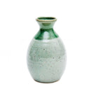 8.6cm Green Rim Ceramic Tokkuri Sake Bottle  330ml